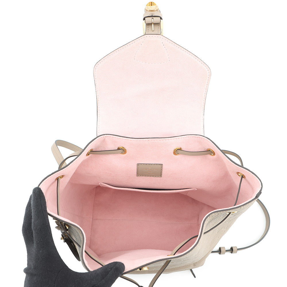 LOUIS VUITTON Montsouris TourterelleM45410 Monogram Empreinte Leather Size PM