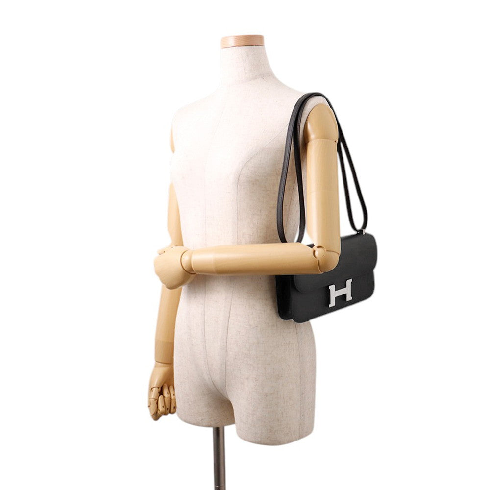 HERMES Constance Elan Miroir Black Epsom