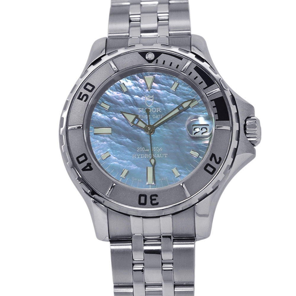 TUDOR Prince Date Hydronaut W40mm Stainless Steel Blue shell Dial85190P