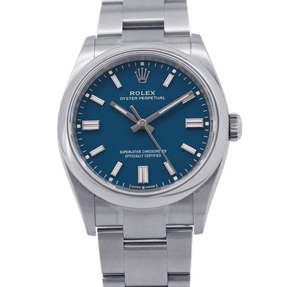 ROLEX Oyster Perpetual 36 W36mm Stainless Steel Med Blue Dial126000