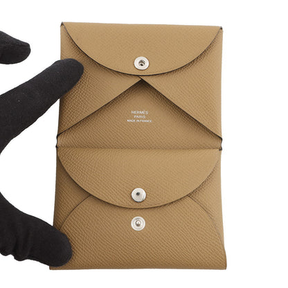 HERMES Calvi Duo Dune Epsom