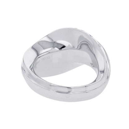 CARTIER Nouvelle Vague Melee Diamond Ring Size 53/#13 18K White Gold