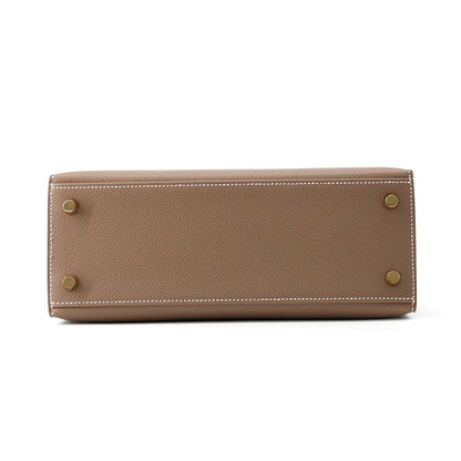 HERMES Kelly Sellier sewing Etoupe Epsom Size 25
