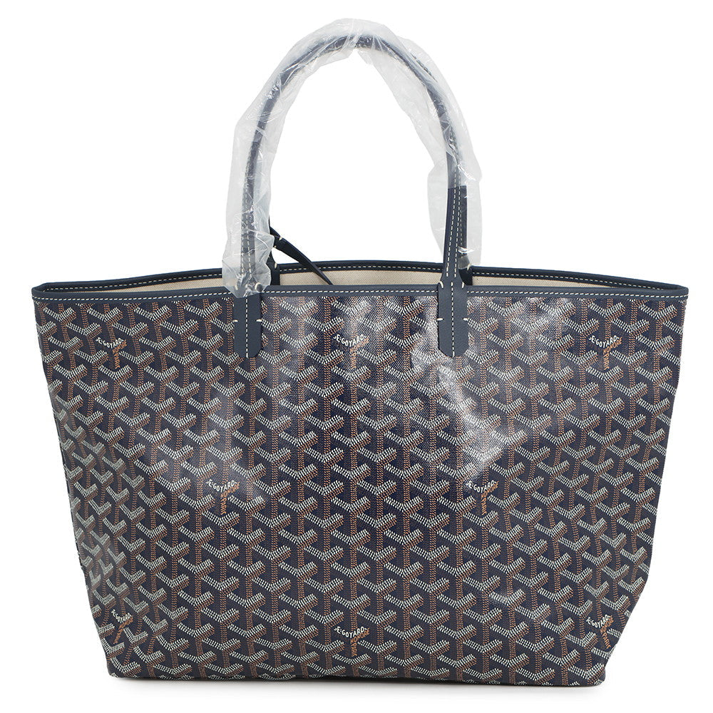 GOYARD Saint Louis Navy BlueSTLOUIPMLTY12CL12P PVC Leather Size PM
