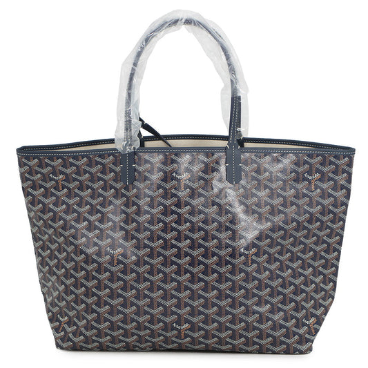 GOYARD Saint Louis Navy BlueSTLOUIPMLTY12CL12P PVC Leather Size PM