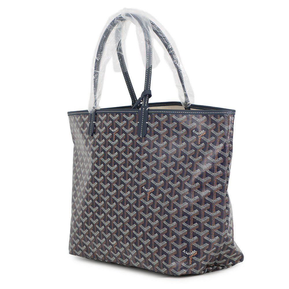GOYARD Saint Louis Navy BlueSTLOUIPMLTY12CL12P PVC Leather Size PM