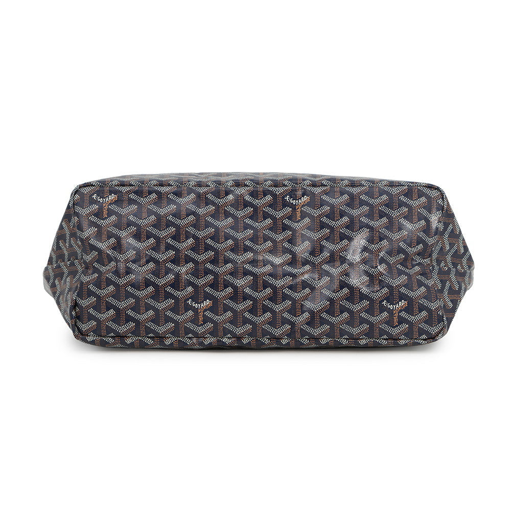 GOYARD Saint Louis Navy BlueSTLOUIPMLTY12CL12P PVC Leather Size PM