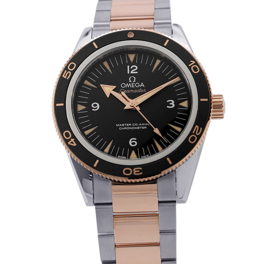 OMEGA Seamaster 300 Master Co-Axial W41mm Stainless Steel K18PG Black Dial233.20.41.21.01.001