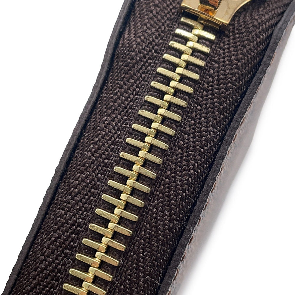 LOUIS VUITTON Zippy Wallet BrownN41661 Damier ・Ebene