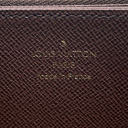 LOUIS VUITTON Zippy Wallet BrownN41661 Damier ・Ebene