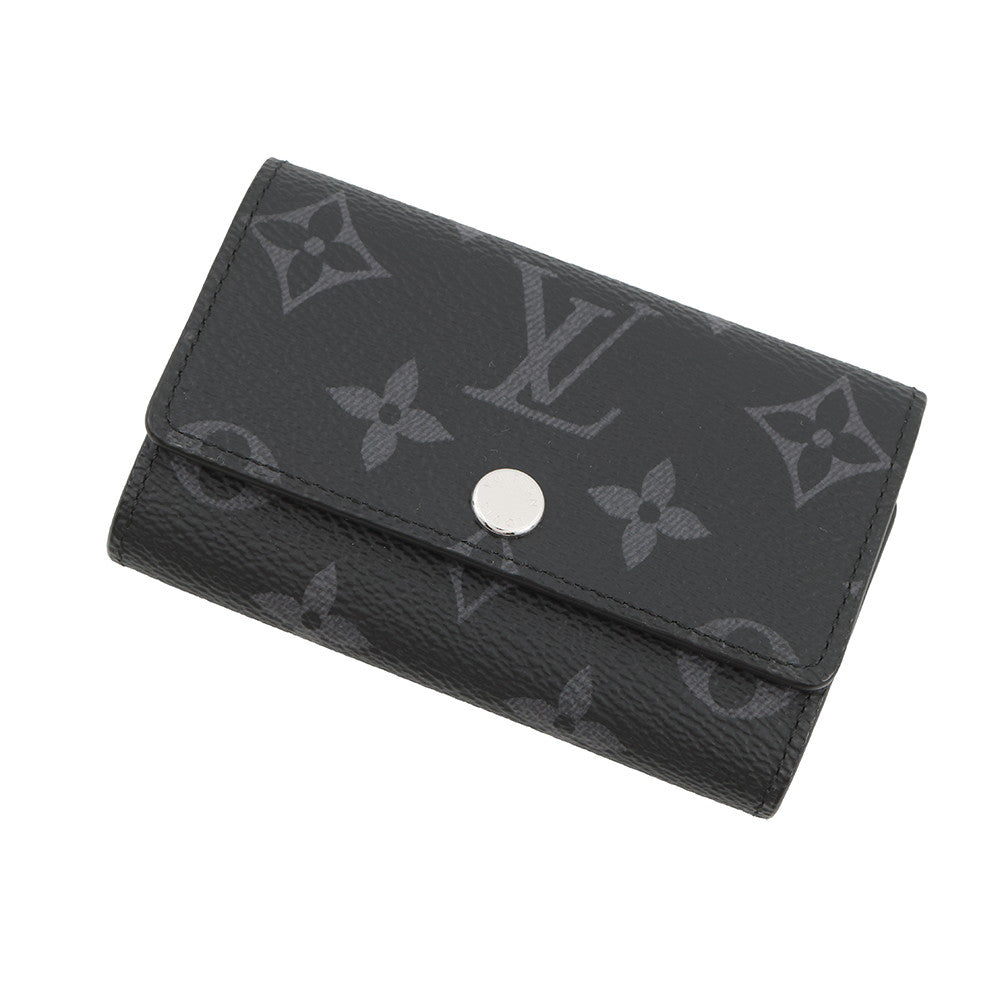 LOUIS VUITTON Key Case Multicles 6 NoirM82603 Monogram Eclipse