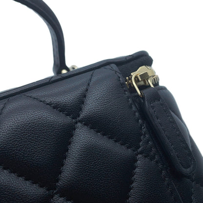 CHANEL Matelasse Chain Vanity Bag BlackAP2199 Lambskin