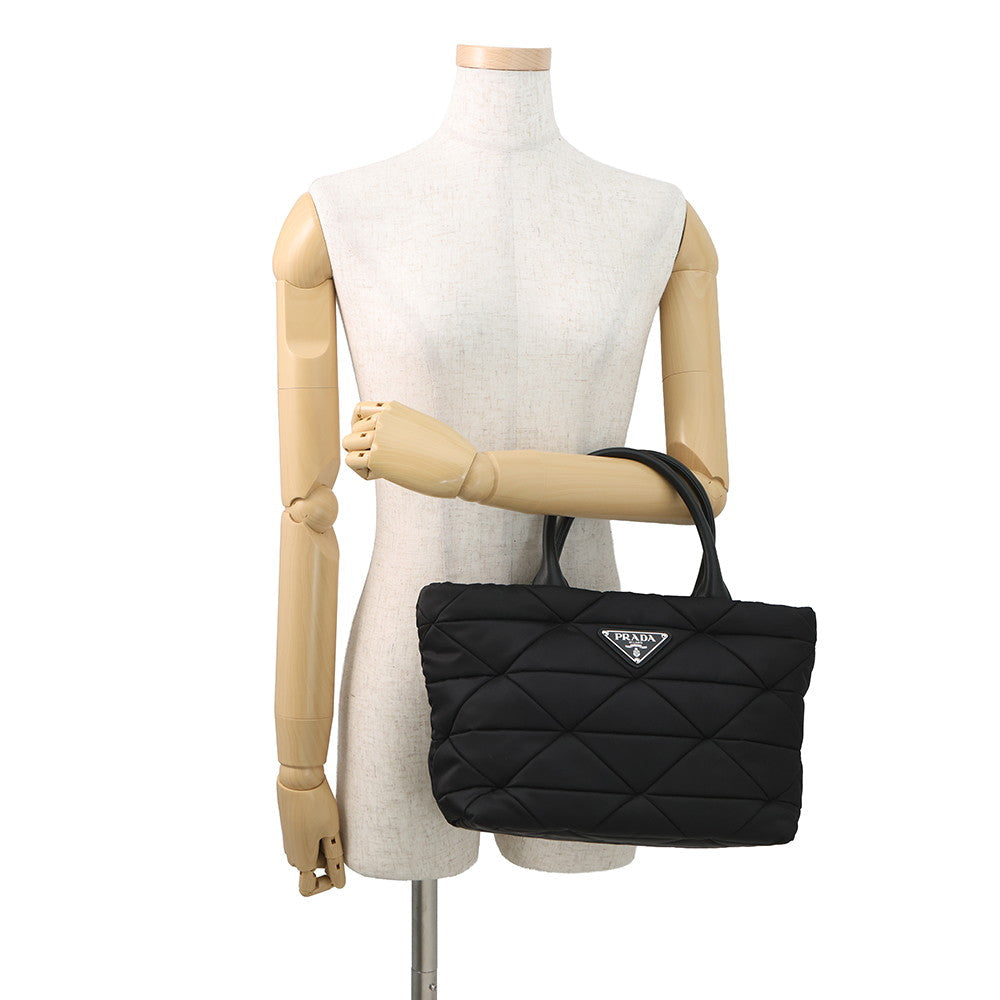 PRADA Padded Re-Nylon Tote Bag Black1BG436_RDJN_F0002_V_OOO Nylon Nappa Leather Size Medium