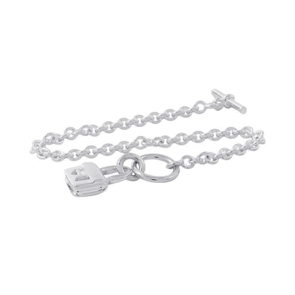HERMES Amulette Constance Bracelet Size ST SV925