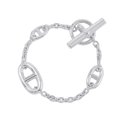 HERMES Chaine d'Ancre Farandole Bracelet Size ST SV925