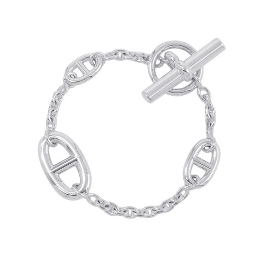 HERMES Chaine d'Ancre Farandole Bracelet Size ST SV925