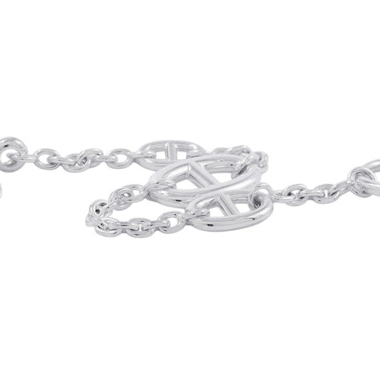 HERMES Chaine d'Ancre Farandole Bracelet Size ST SV925