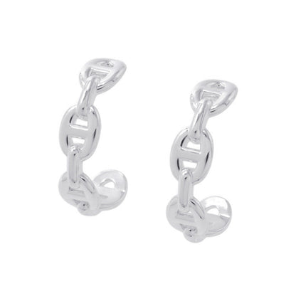 HERMES Chaine d'Ancre Earrings Size TPM SV925