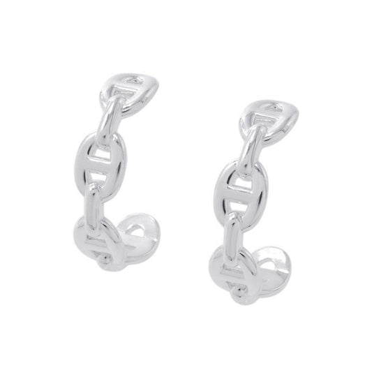 HERMES Chaine d'Ancre Earrings Size TPM SV925