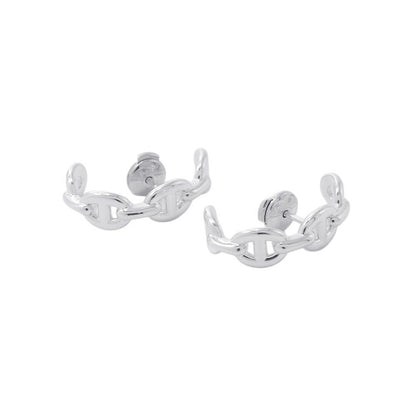 HERMES Chaine d'Ancre Earrings Size TPM SV925