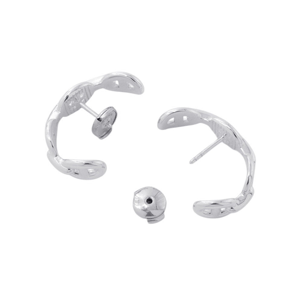 HERMES Chaine d'Ancre Earrings Size TPM SV925
