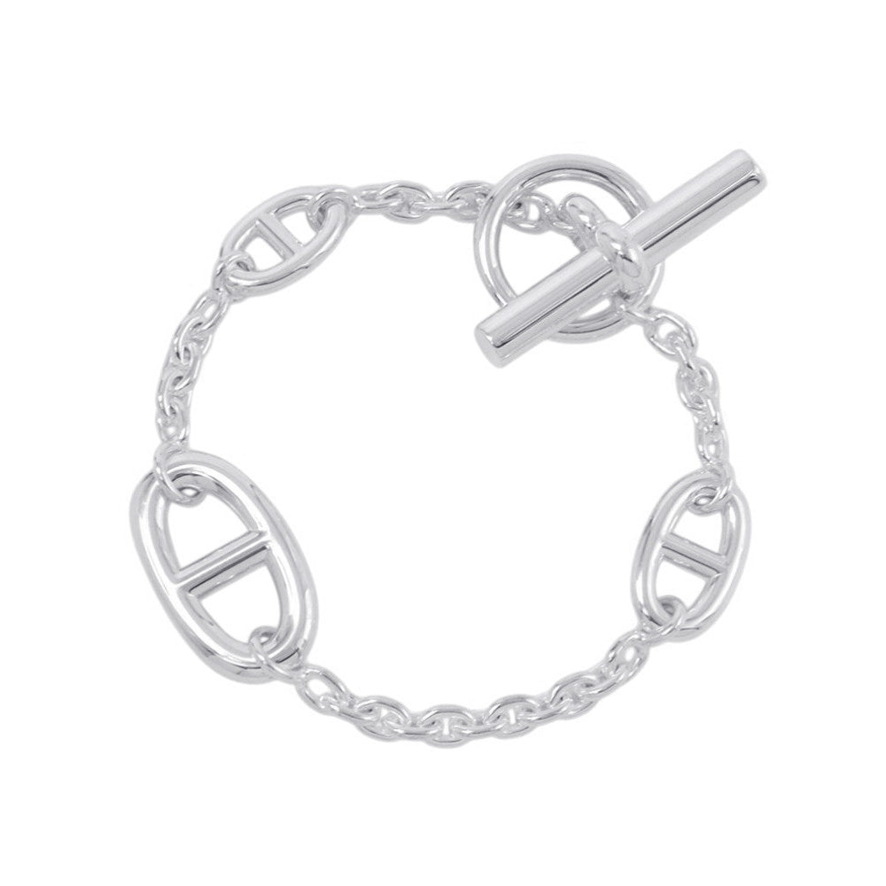 HERMES Chaine d'Ancre Farandole Bracelet Size ST SV925