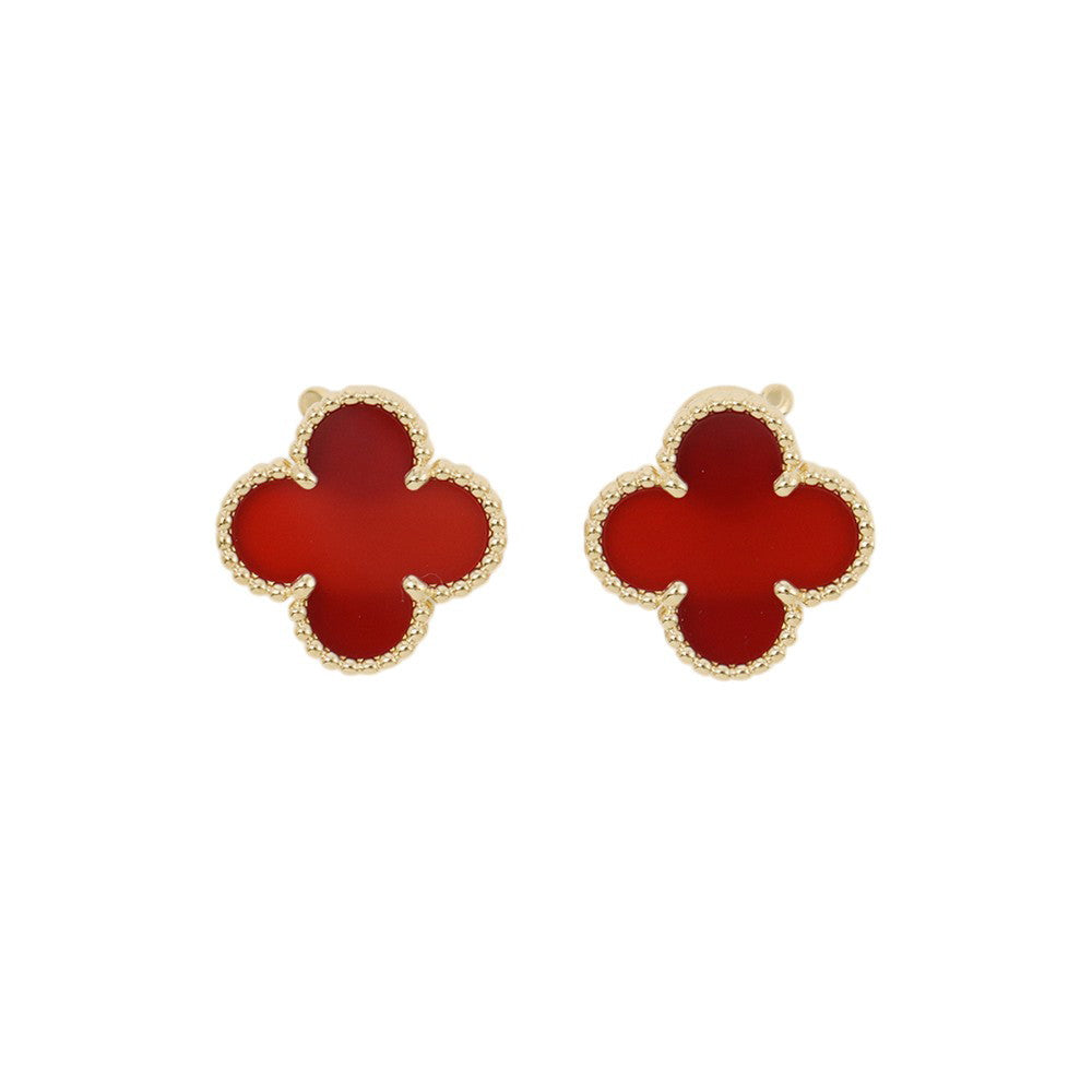 Van Cleef & Arpels Vintage Alhambra EarringVCARD40400 18K Yellow Gold