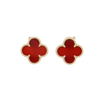 Van Cleef & Arpels Vintage Alhambra EarringVCARD40400 18K Yellow Gold