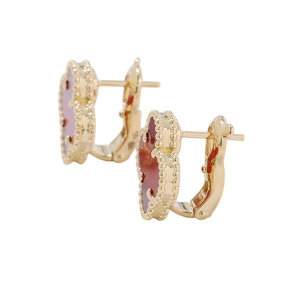 Van Cleef & Arpels Vintage Alhambra EarringVCARD40400 18K Yellow Gold