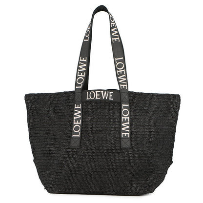 LOEWE fold shopper BlackB507X23X10 Raffia