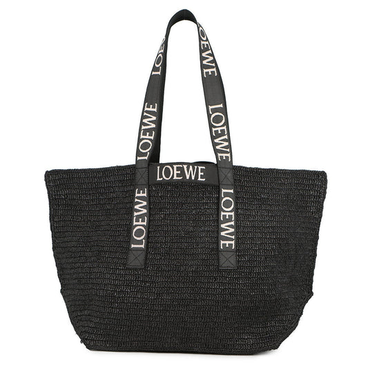 LOEWE fold shopper BlackB507X23X10 Raffia