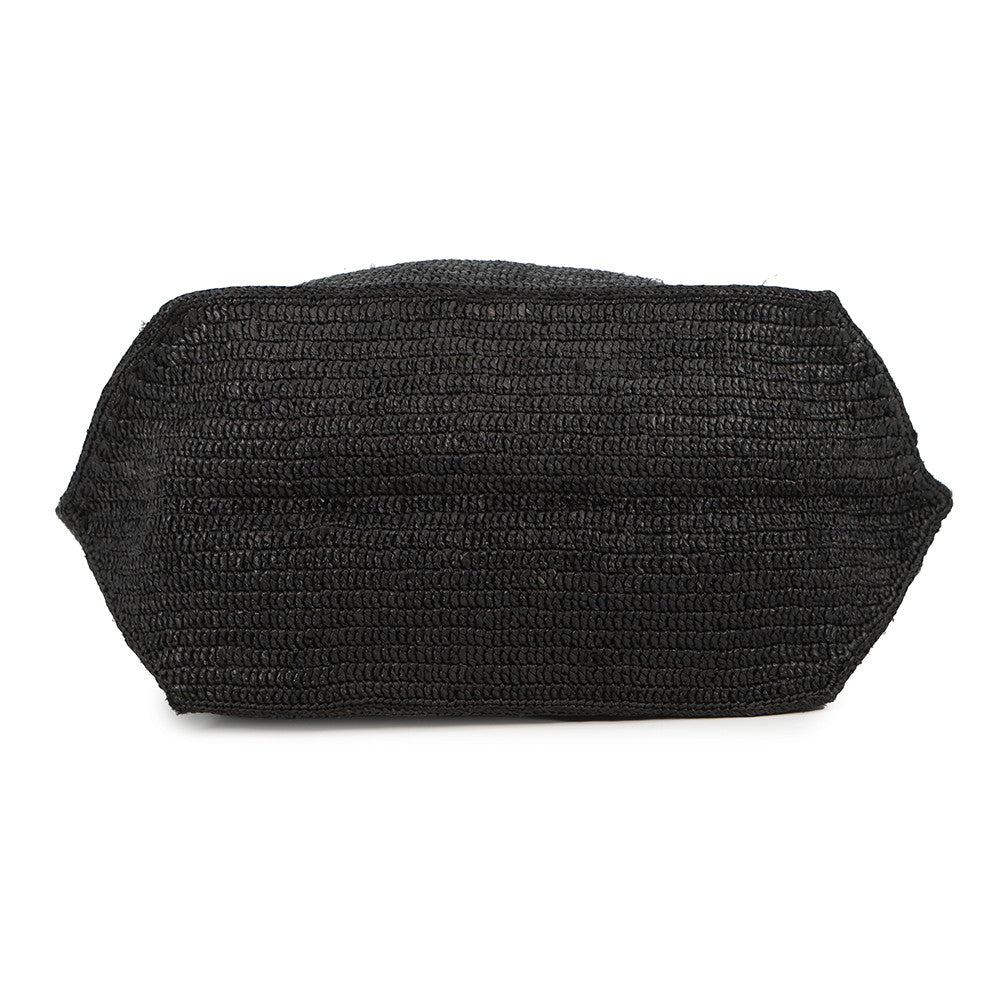 LOEWE fold shopper BlackB507X23X10 Raffia