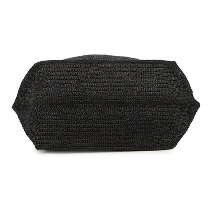 LOEWE fold shopper BlackB507X23X10 Raffia