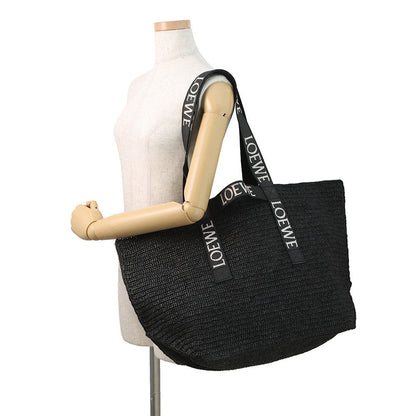 LOEWE fold shopper BlackB507X23X10 Raffia