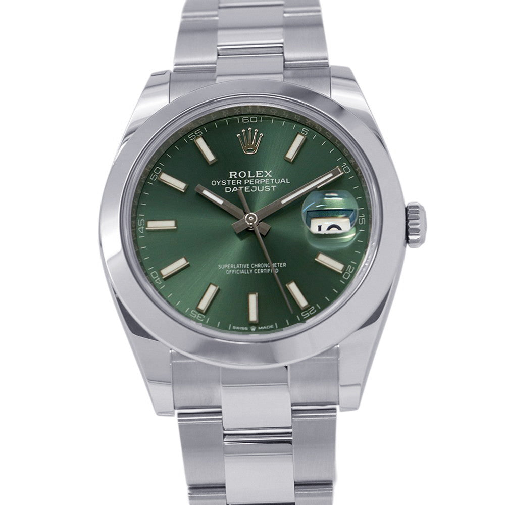 ROLEX Datejust 41 W41mm Stainless Steel Mint Green Dial126300
