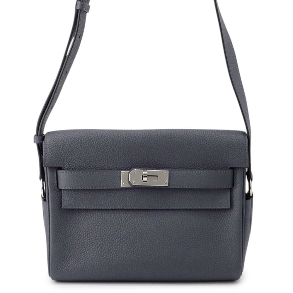 HERMES Kelly Messenger Grimist Togo Leather Size PM