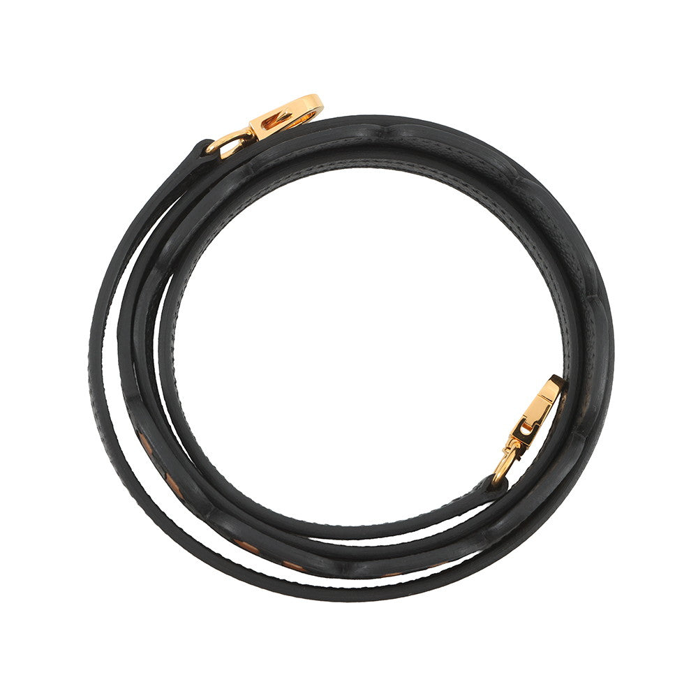 HERMES Bandouliere Chaine d'Ancre Strap Black/Gold Epsom