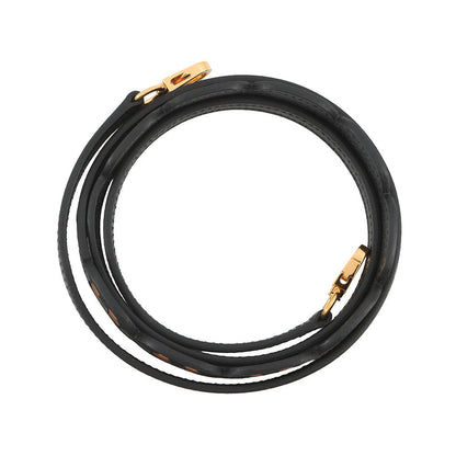 HERMES Bandouliere Chaine d'Ancre Strap Black/Gold Epsom