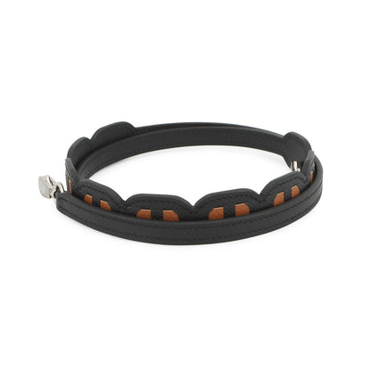 HERMES Bandouliere Chaine d'Ancre Strap Black/Gold Epsom