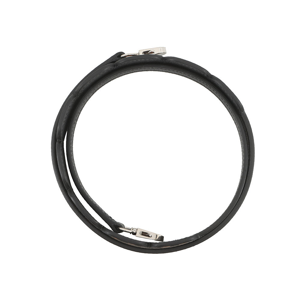 HERMES Bandouliere Chaine d'Ancre Strap Black/Gold Epsom