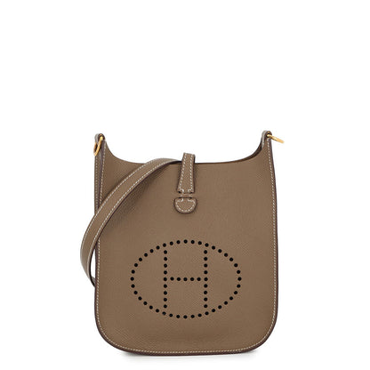 HERMES Evelyne Sellier Etoupe Epsom Size TPM