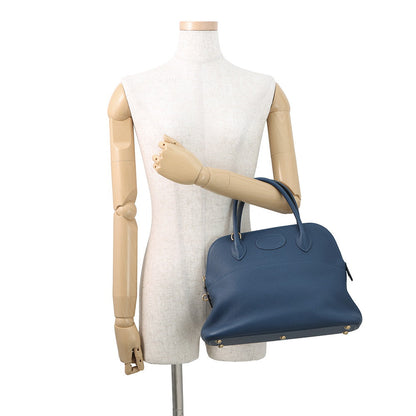 HERMES Bolide Deep Blue Taurillon Clemence Size 31