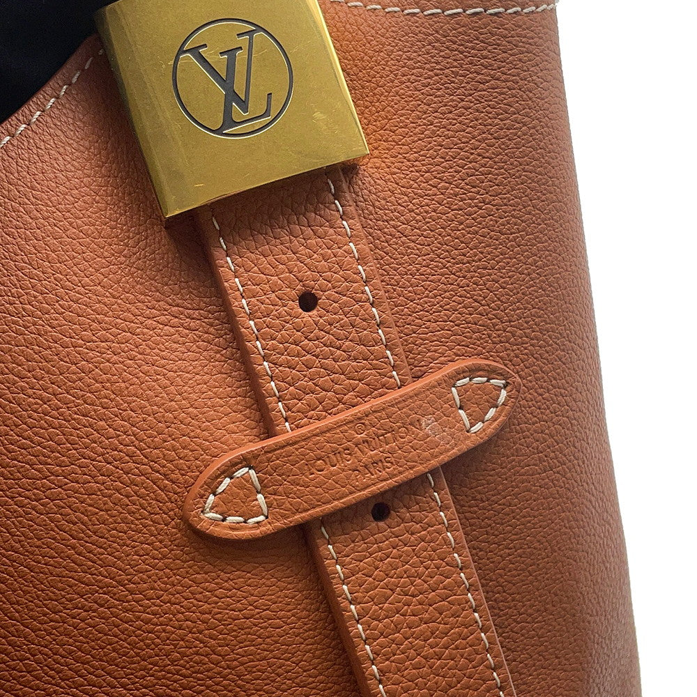 LOUIS VUITTON Lowkey Hobo CognacM25354 Calf Leather Size PM