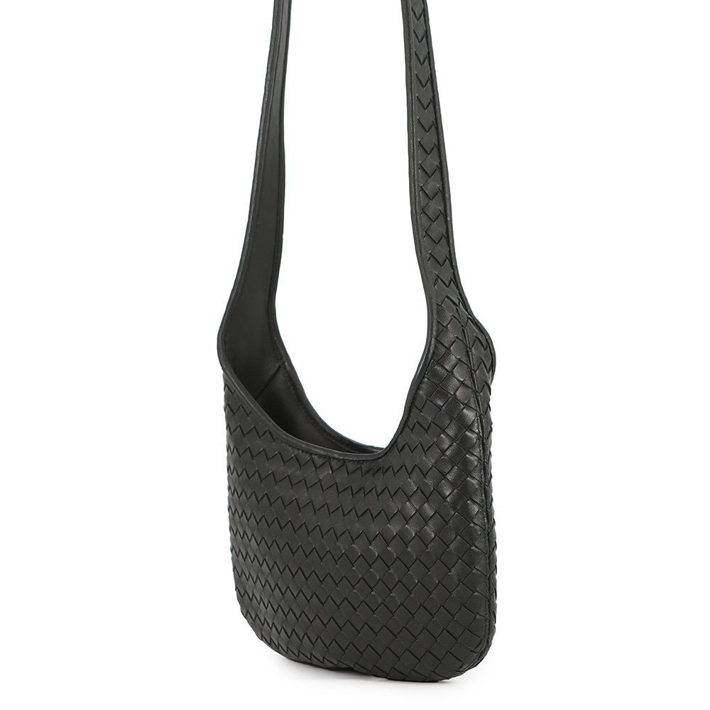 Bottega Veneta Veneto INTRECCIATO Shoulder Bag Black836918V5RI18803 Lambskin Size Small