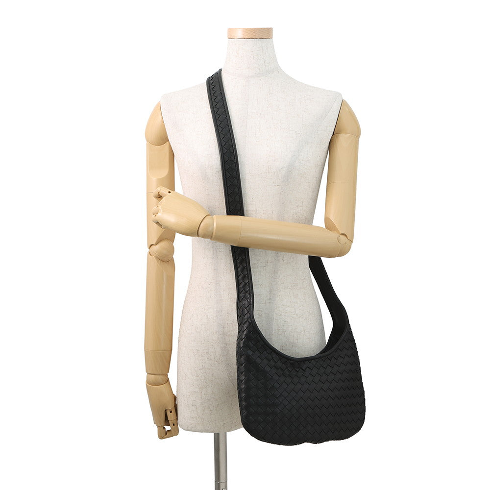Bottega Veneta Veneto INTRECCIATO Shoulder Bag Black836918V5RI18803 Lambskin Size Small