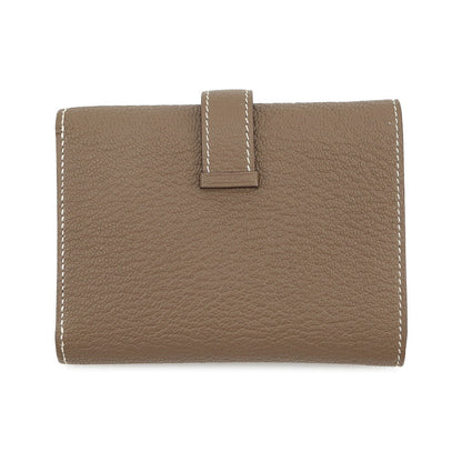 HERMES Bearn combine Etoupe Chevre Myzore Goatskin
