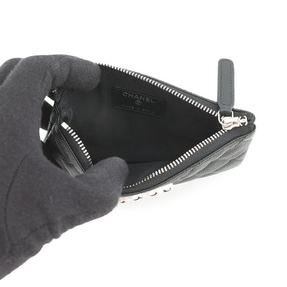 CHANEL Matelasse CHANEL19 Pouch BlackAP3720 Caviar Leather