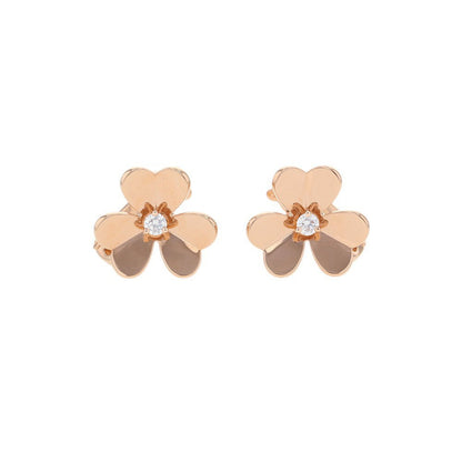Van Cleef & Arpels Frivole Earring Size SmallVCARPFBK00 18K Pink Gold