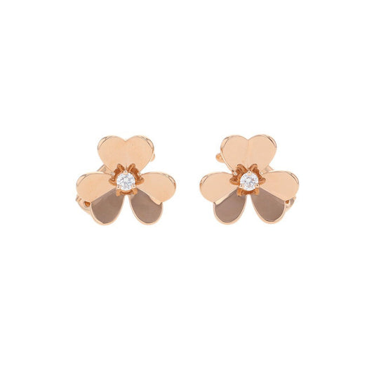Van Cleef & Arpels Frivole Earring Size SmallVCARPFBK00 18K Pink Gold