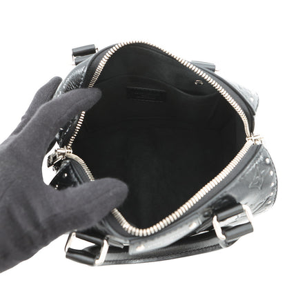 LOUIS VUITTON Speedy Trunk NoirM27921 Monogram Saga Size 20